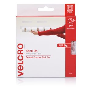 VELCRO Hook Only 25mm x 5mtr roll (White) | VELCRO